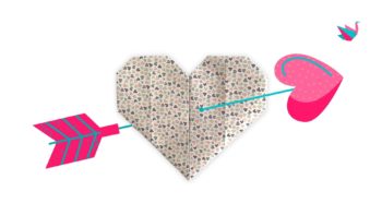 Origami cœur : comment plier un cœur en papier – Tuto facile (Vidéo)