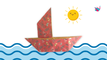 Origami bateau à voile : comment plier un voilier en papier – Tuto facile (Vidéo)
