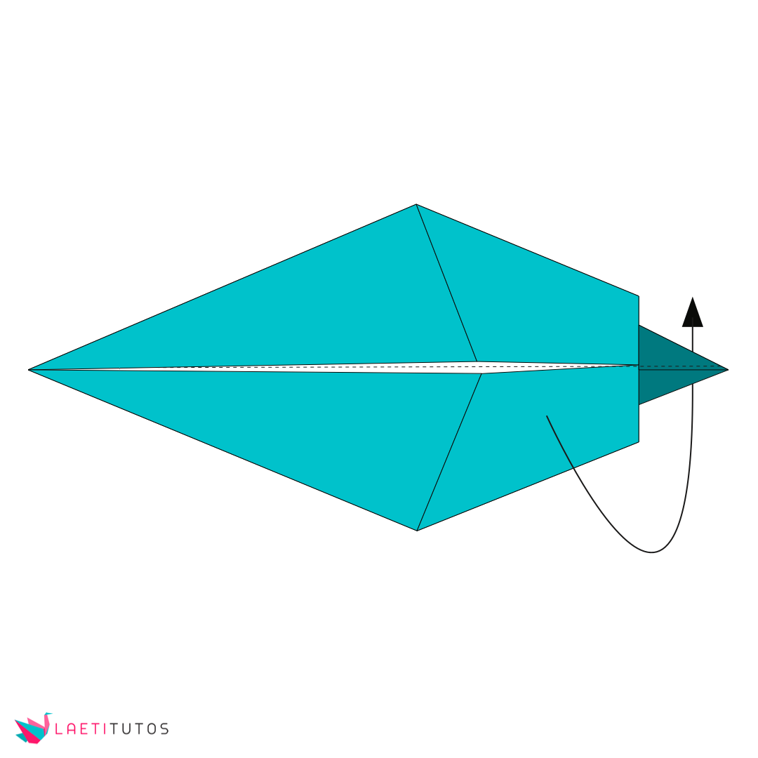 Origami canard - Étape #5