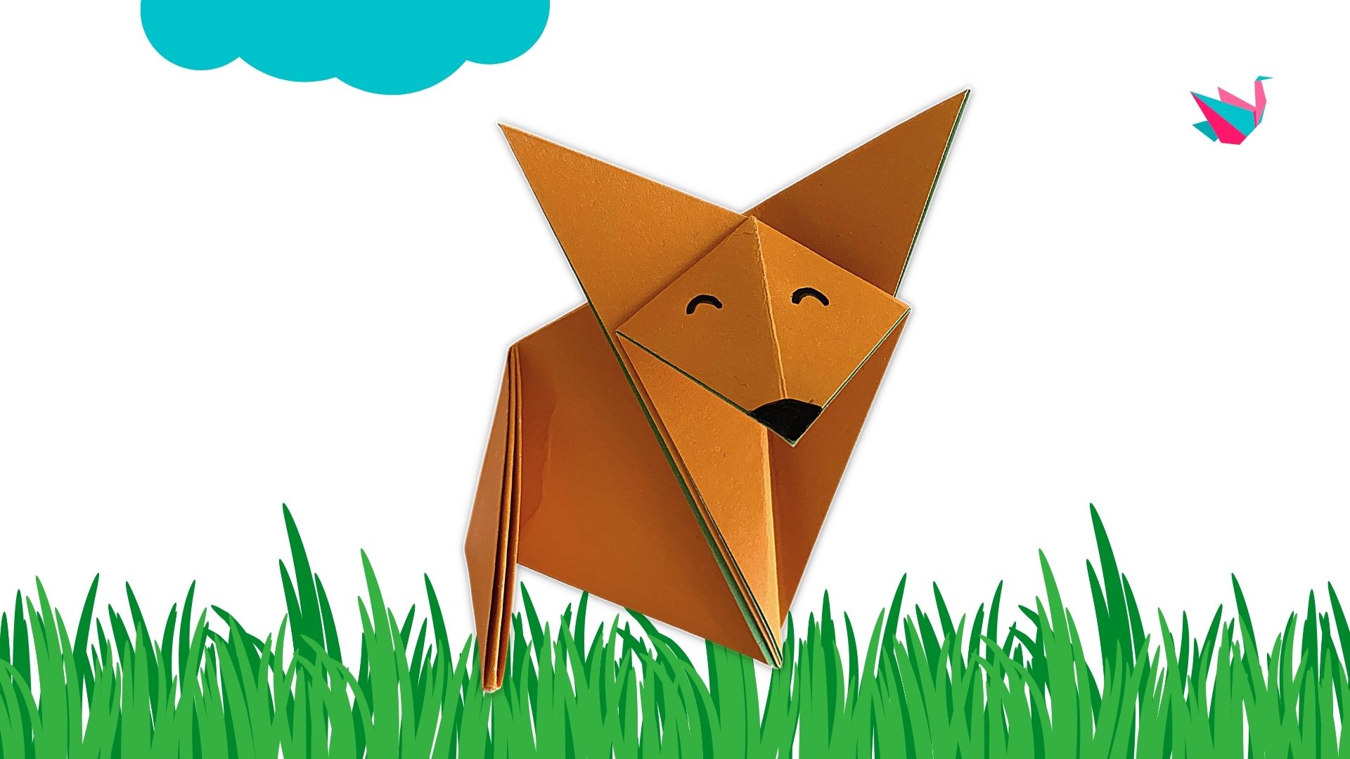 Origami renard : plier un renard en papier