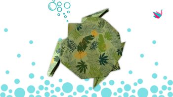 Origami tortue de mer : plier une tortue marine en papier (Tuto facile)