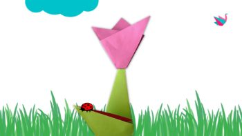 Origami tulipe facile : comment plier une tulipe en papier (Tutoriel)