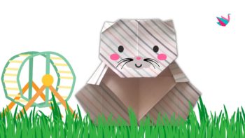 Origami hamster : comment plier un hamster mignon en papier (Tutoriel)