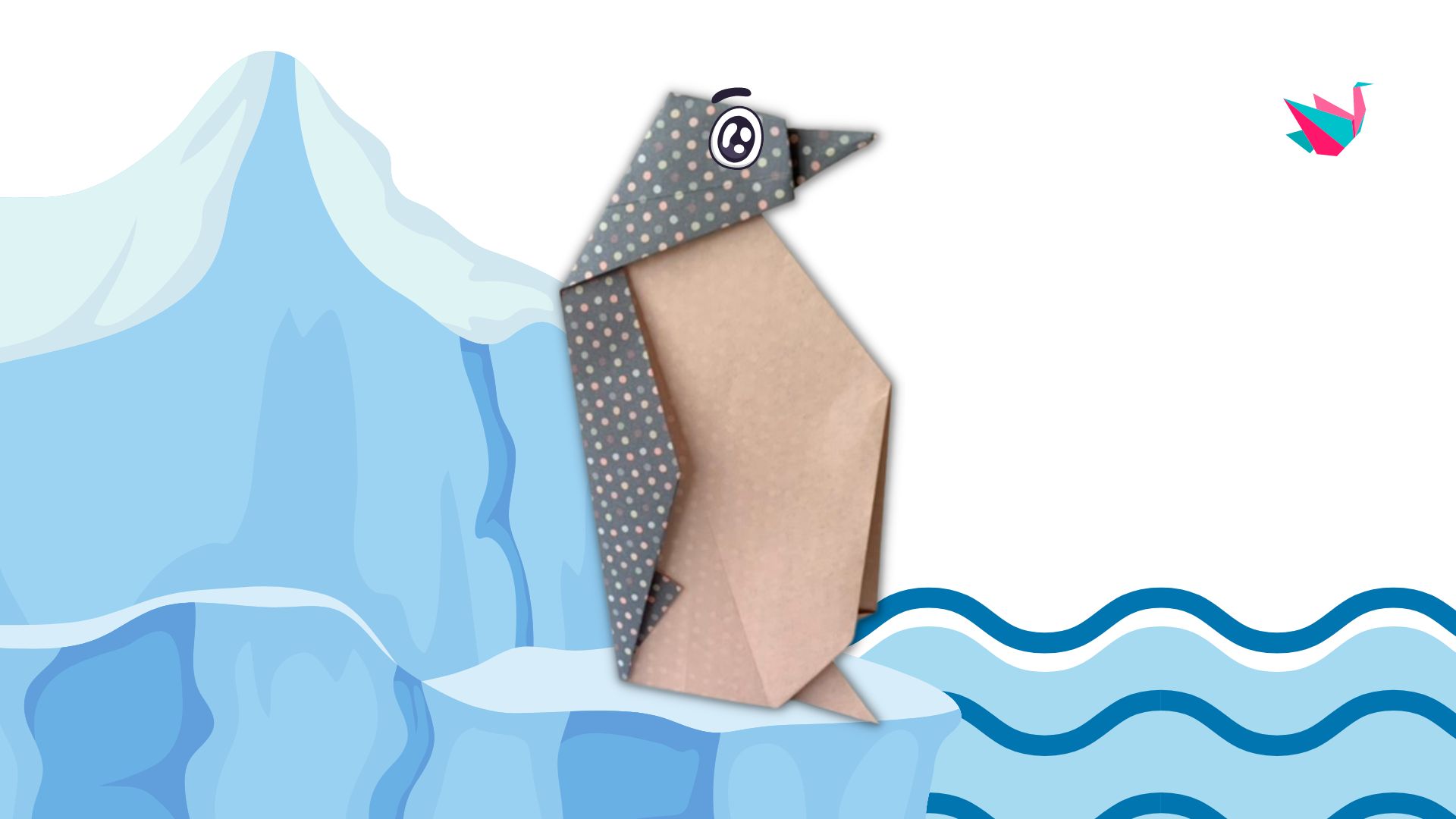 origami pingouin - origami manchot - pingouin en papier - manchot en papier