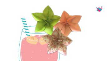 Origami carambole : plier une carambole en papier (Tutoriel)