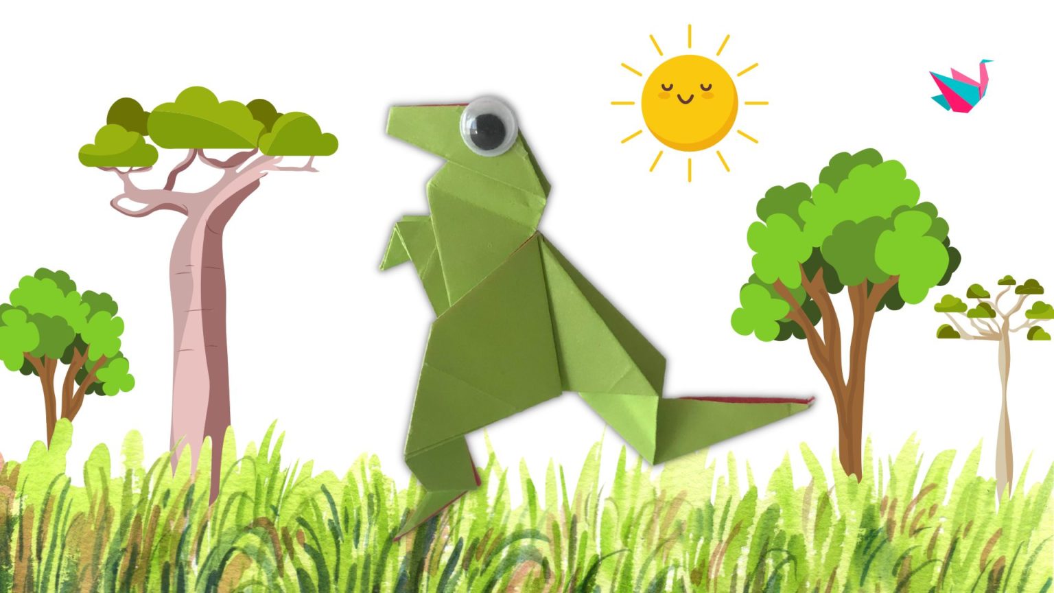 Kit Origami 3D Chats/chien/dinosaure - 150 Feuilles Prédécoupées - Loisir Créatif Pour Enfants Et Adultes - Activité Manuelle Sans Ciseaux