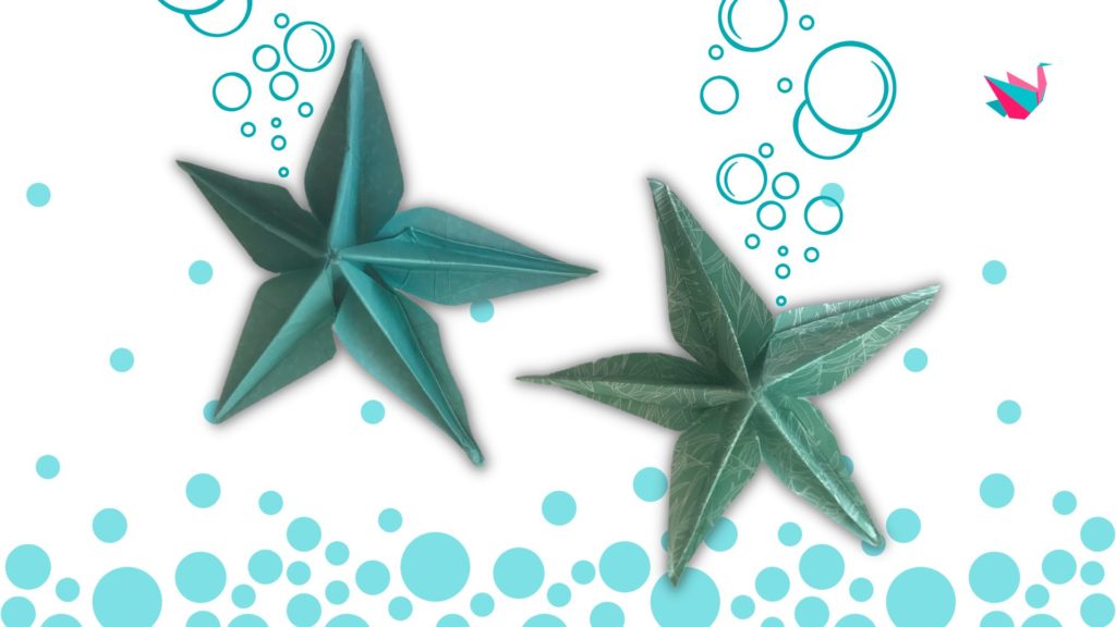 Origami étoile de mer plier une étoile de mer en papier (Tuto)