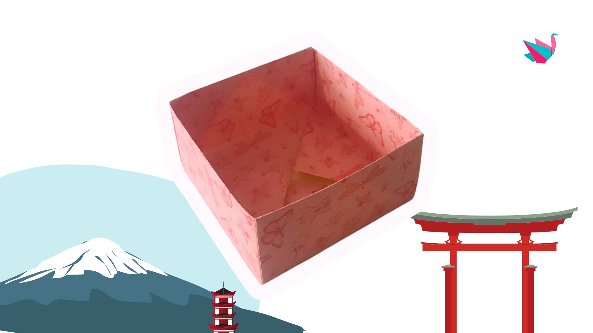 Origami boîte masu : pliage traditionnel (Tuto Facile)