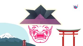 Origami kabuto : plier un casque de samouraï traditionnel (Tuto Facile)