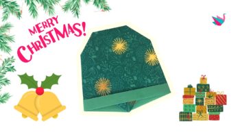 Origami cloche de Noël : décoration pour le sapin (Tuto Facile)