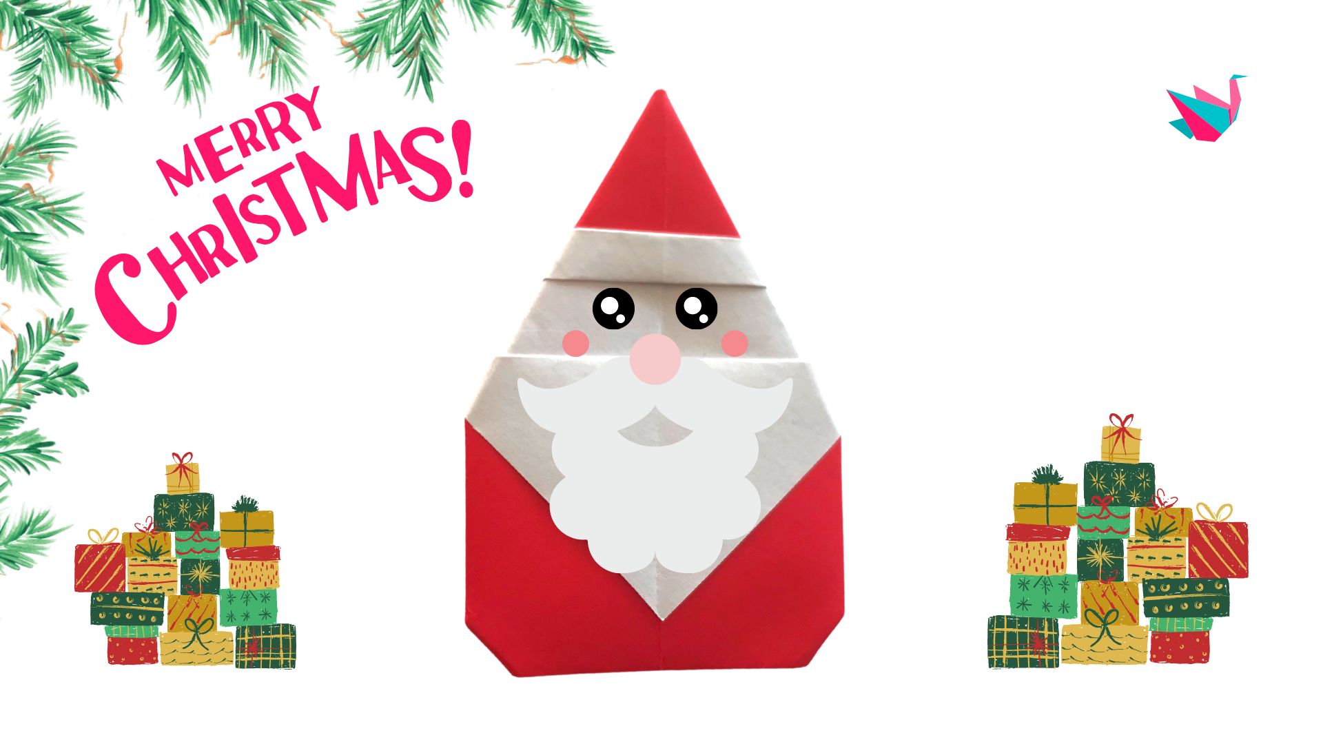 Origami Père Noël : plier votre Santa Claus en papier (Tuto Facile)