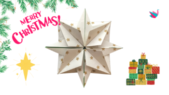 Origami étoile polaire : Tuto de Noël à suivre pas à pas